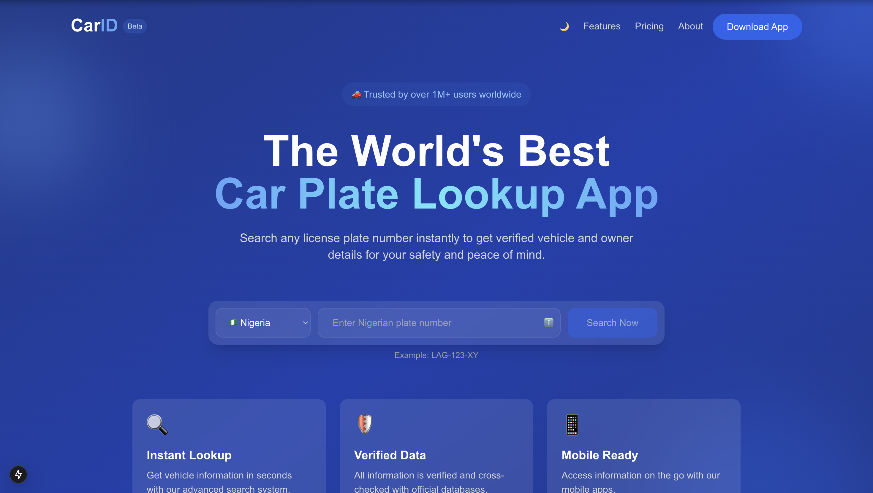 Car ID project screenshot